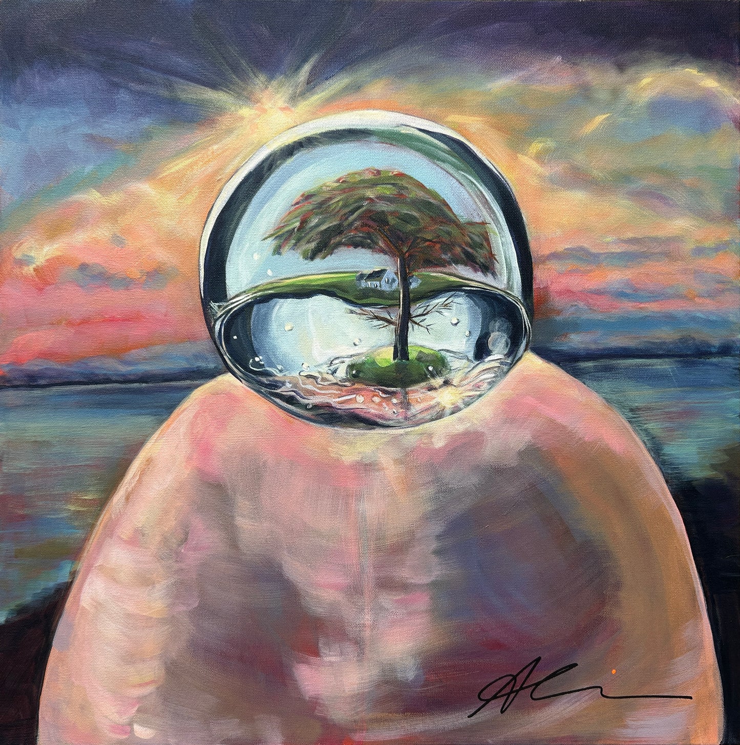 Secret World 24" x 24"