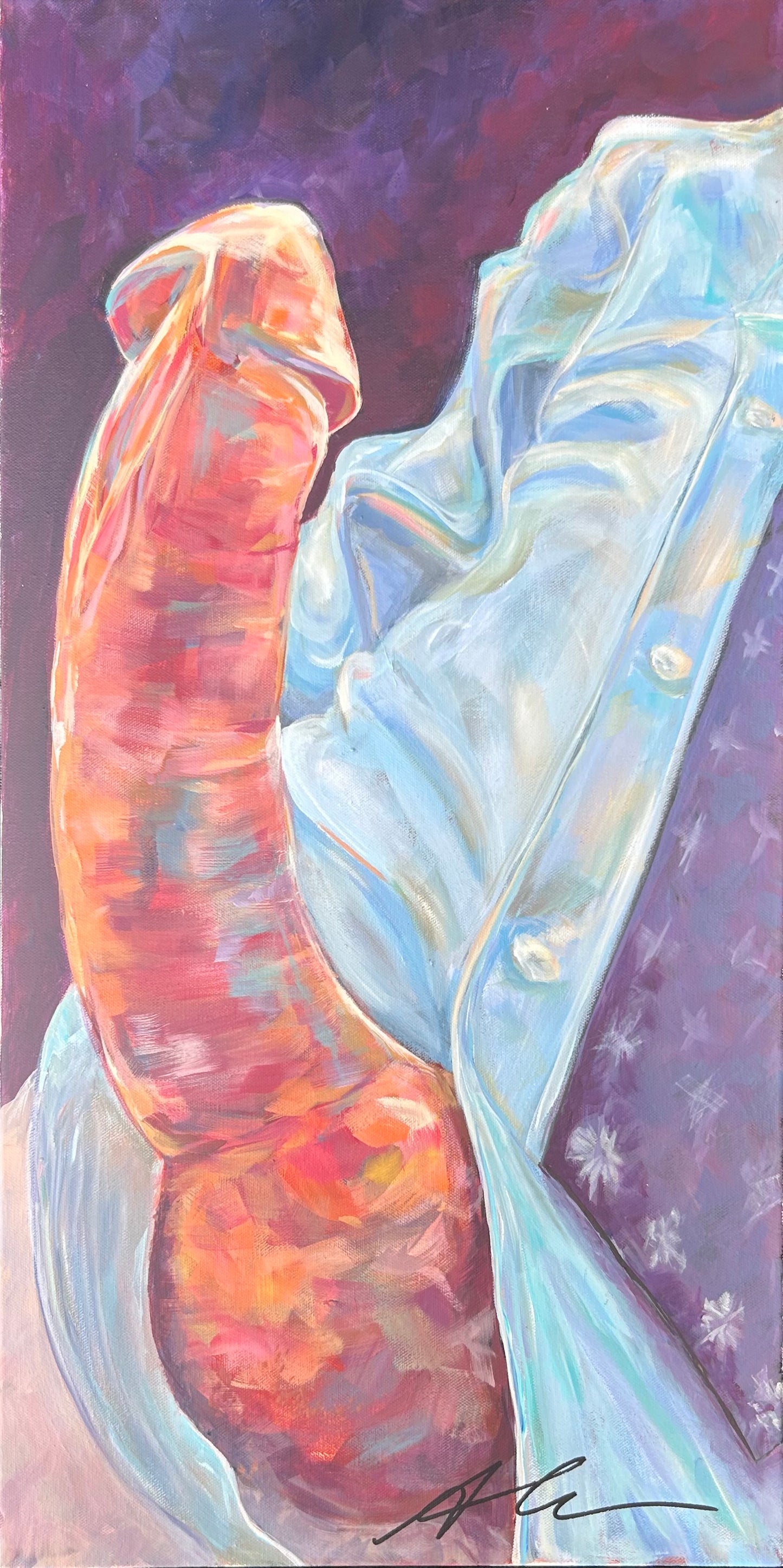 Sharp Dressed Man 15" x 30"